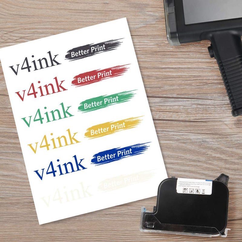 V4ink خرطوشة حبر سوداء v4ink Bentsai BT-2580P سعة 42 مل حبر سريع الجفاف بديل لطابعة الحبر المحمولة BT-HH6105B2، BT-HH6105B3، B10 - Image 5
